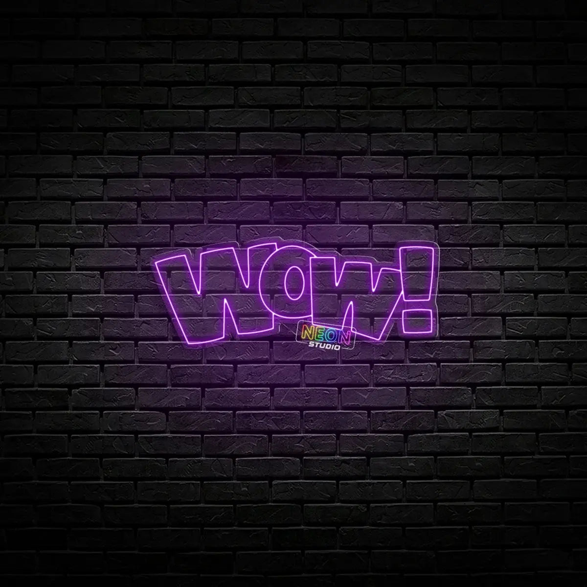 WOW! neon sign